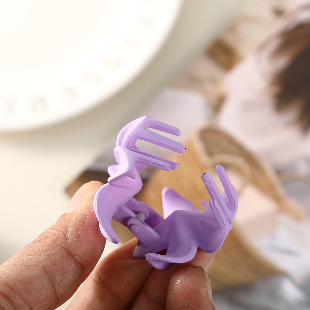 Set kẹp tóc nhựa HAIMEIKANG hình bông hoa màu sắc ngọt ngào dành cho bạn nữ
