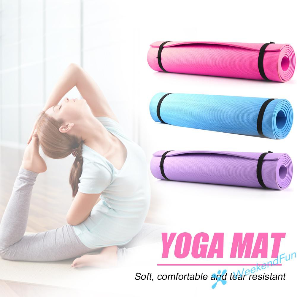 Thảm Tập Yoga Chống Trượt Thân Thiện Với Môi Trường 4mm / 6mm