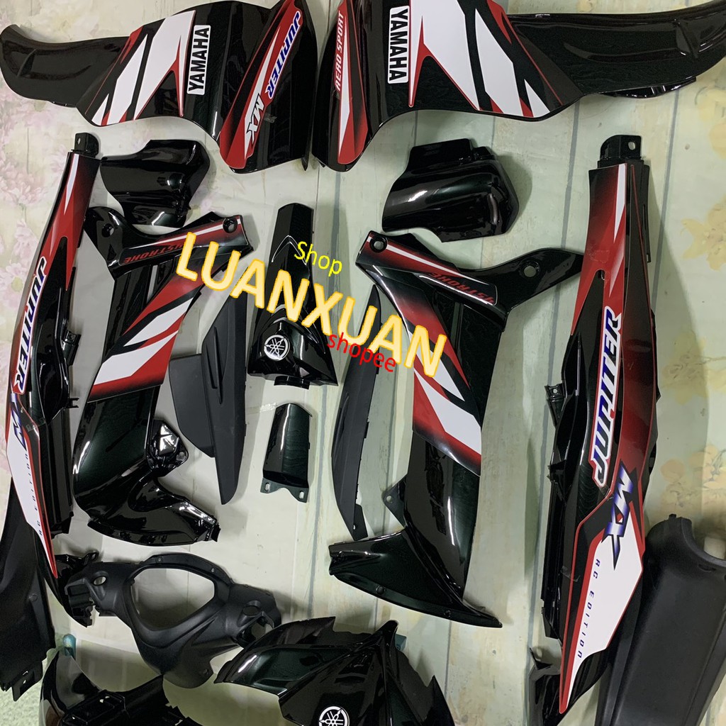 Bộ Dàn áo xe máy  JUPITER MX -MÀU ĐEN -jupiter gavita  - Hàng việt nam - nhựa nguyên sinh  loại 1 cao cấp
