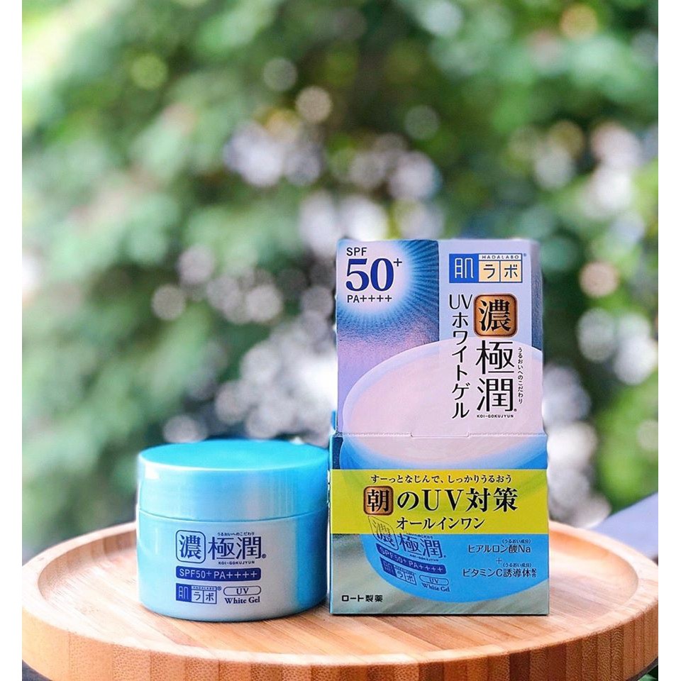 Kem dưỡng da Hadalabo UV SPF 50+ , Kem Hada Labo Gokujyun Hyaluronic 7 in 1 Nhật Bản ⚡