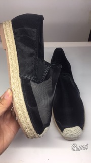 Slipon lưới viền cói