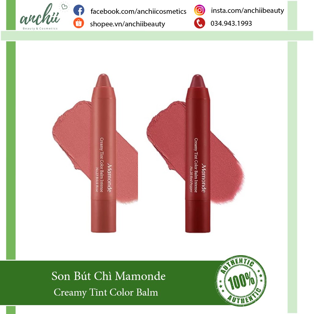 [TOP 1 UY TÍN] Son Bút Chì Mamonde Creamy Tint Color Balm