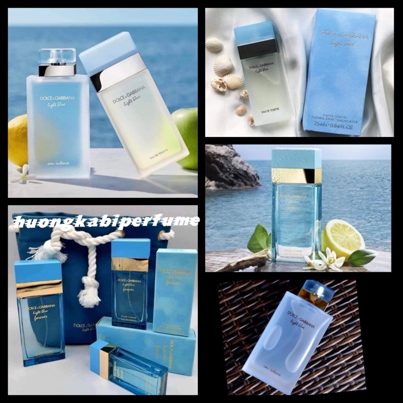 Nước hoa nữ Dolce & Gabbana Light Blue 🌸 3 bản cực phẩm- mùi hương tươi mát🌸