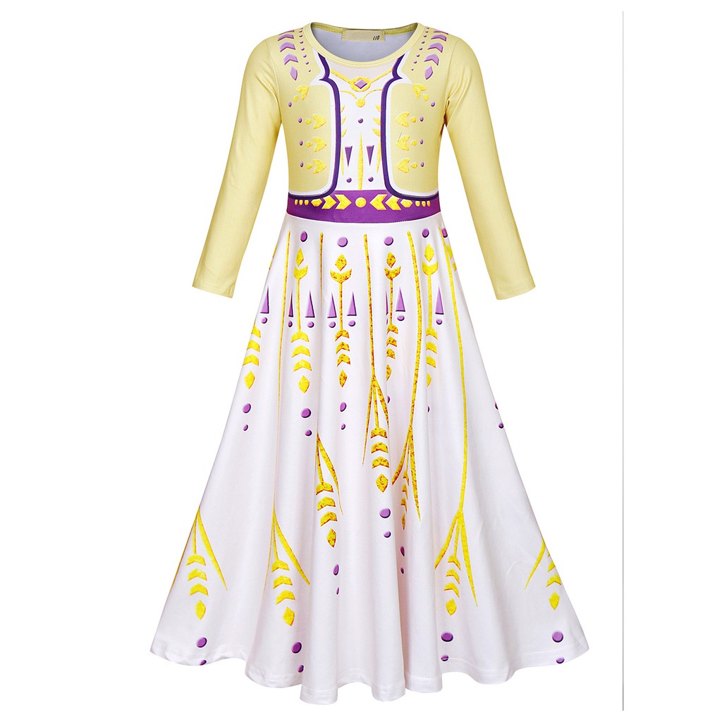 Frozen Princess Costume Anna Dress Girl Pajamas Nightgown Birthday Party Halloween Cosplay Costume | BigBuy360 - bigbuy360.vn