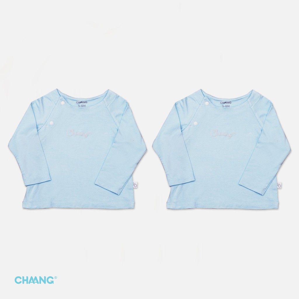 [Mã FASHIONXANH264 giảm 10K đơn 50K] Set 2 áo cúc chéo CHAANG