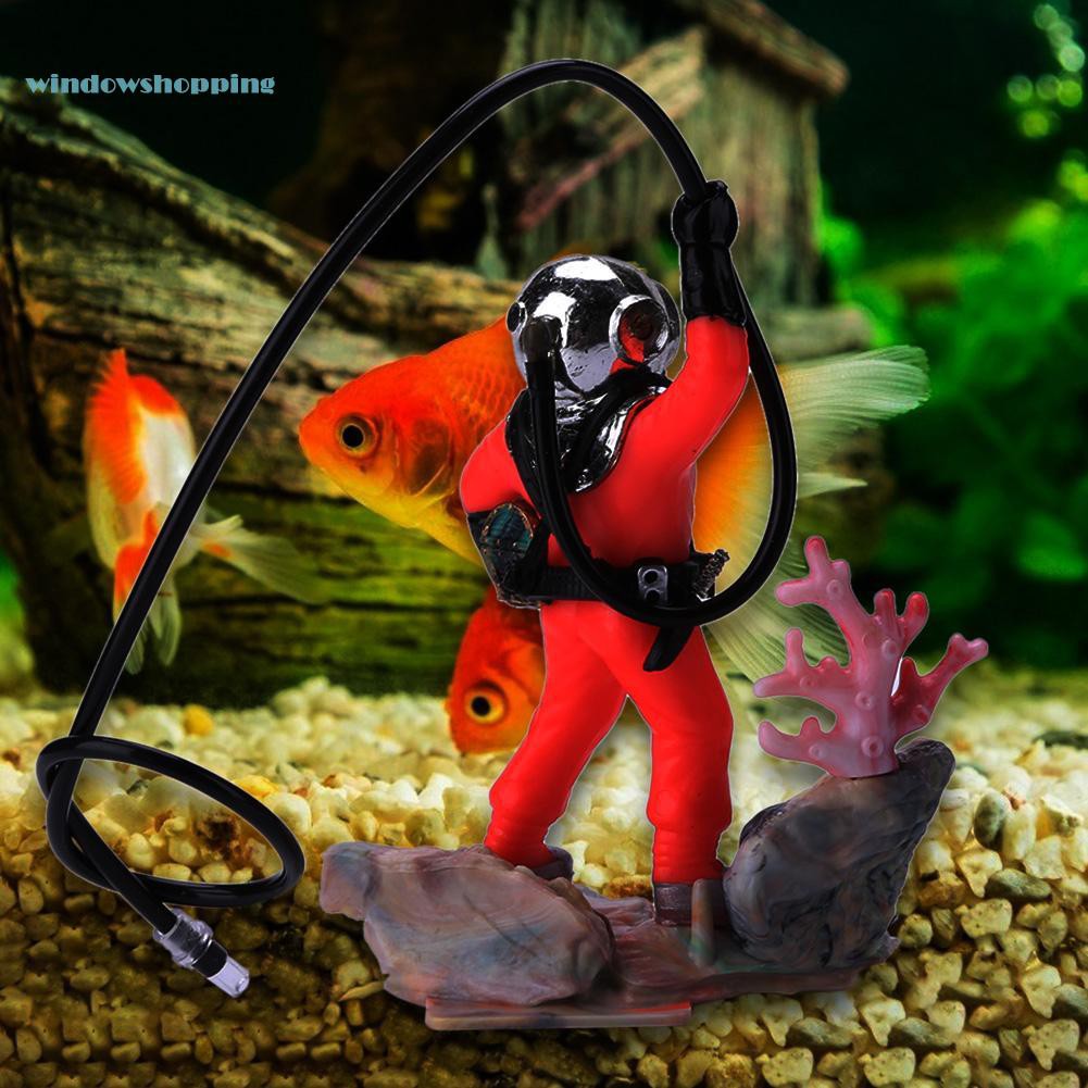 Mô Hình Thợ Lặn Biển Trang Trí Bể Cá