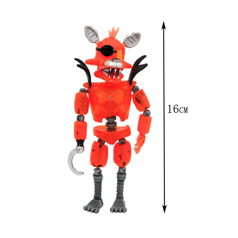 Five Nights At Freddy Action Figure 5pcs FNAF Toys Security Breach Freddy Bonnie Fazbear Curse Of Dreadbear Captain Foxy toy For Children