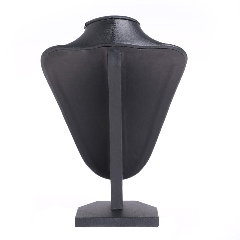 Giá đỡ mô hình chiếc cổ dùng trưng bày dây chuyền bằng da tiện dụng 22*15cm