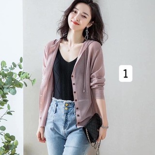 Áo len cadigan mỏng
