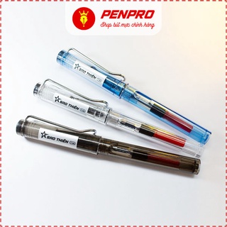 Bút Máy Sao Thiên S106 Kim Tinh Lá Tre Tự Tạo Thanh Đậm