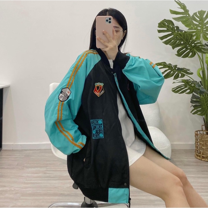 Áo khoác dù 2 lớp form rộng 1964 unisex (nam nữ mặc được)