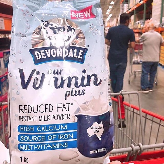 Sữa tươi dạng bột Devondale Plus 1kg Úc