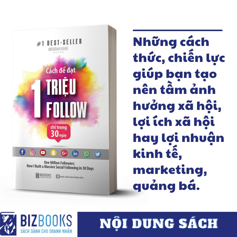 Sách Cách Để Đạt 1 Triệu Follow Chỉ Trong 30 Ngày - Trở Thành Người Có Sức Ảnh Hưởng Trên Mạng Xã Hội