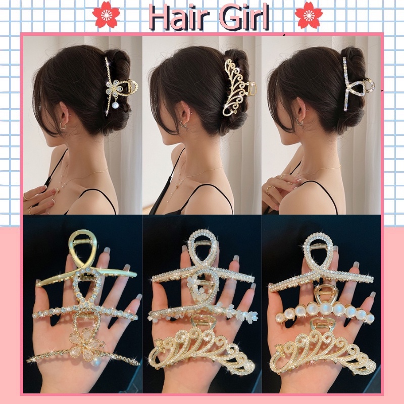 Kẹp Tóc Cá Mập Bằng Kim Loại Thời Trang Hàn Quốc 2022