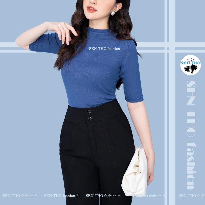 Quần Baggy Nữ Công Sở Cạp To 2 Cúc Chất Vải Vitex Cao Cấp, Quần Vải Nữ Cạp Cao, Sang Trọng,Thanh Lịch