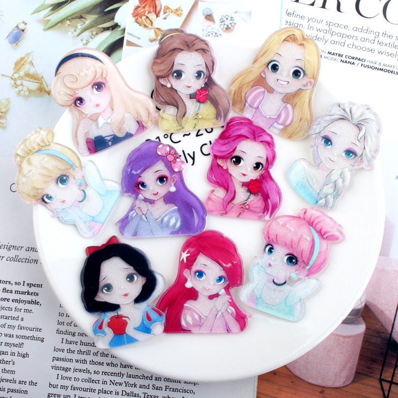 Charm  slime/ Dụng Cụ Charm Trang Trí  Công Chúa Disney Xinh Xắn  - Giá 1 cái