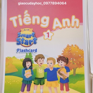 Flashcard  Tiếng Anh lớp 1 -Smart Start 1  mới nhất bộ giáo dục-ép plastics bền đẹp💯Giáo cụ đồ dùng dạy học Tiếng Anh✏️