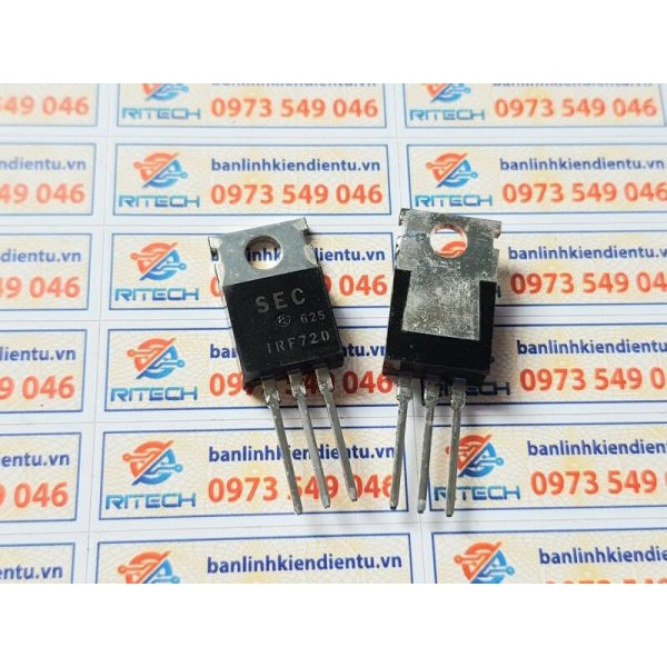 [ Combo 4 chiếc ] IRF720 Mosfet Kênh-N 400V/3.3A TO-220