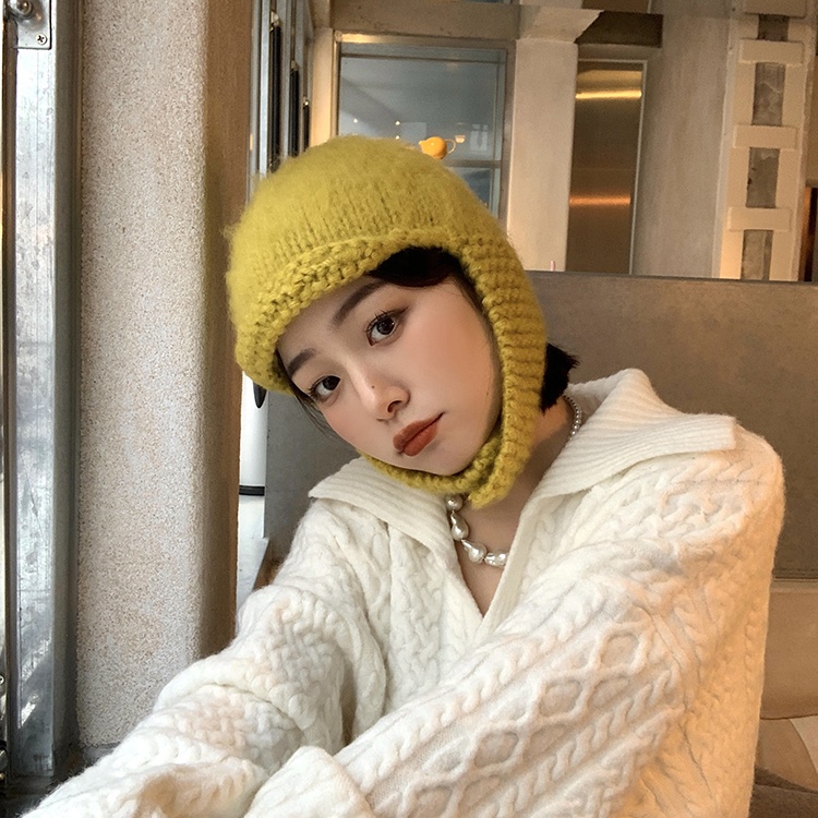 Mũ đan dệt MG STUDIO vải Mohair thời trang