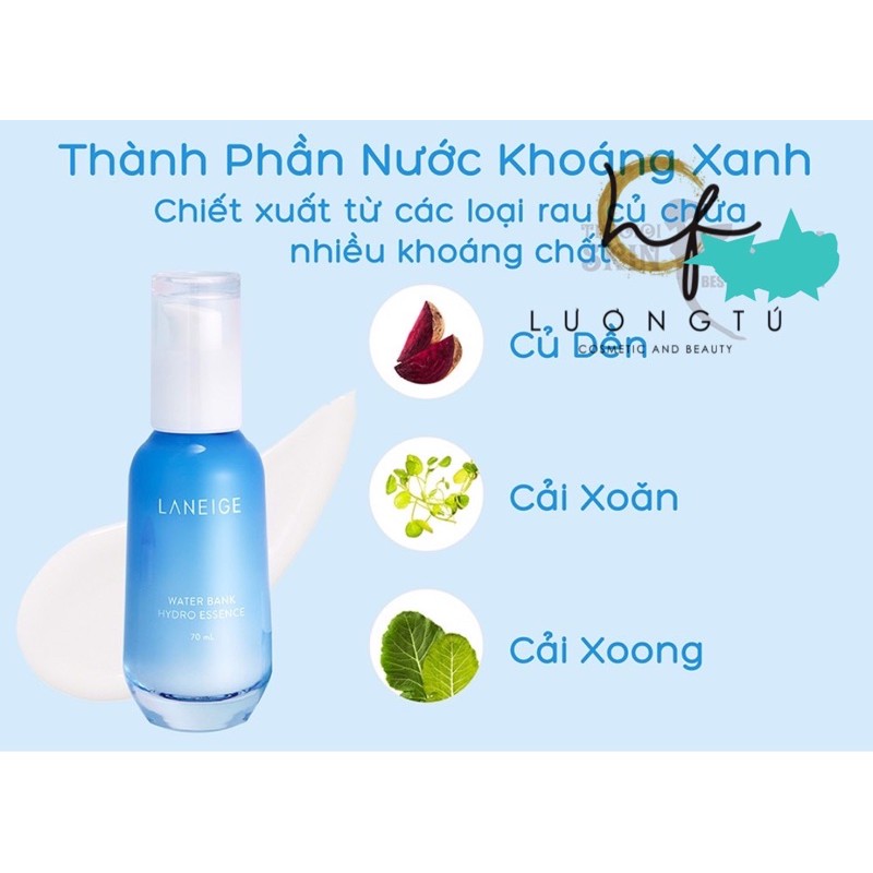 Tinh chất cấp nước LANEIGE WATER BANK HYDRO ESSENCE 30ml no box