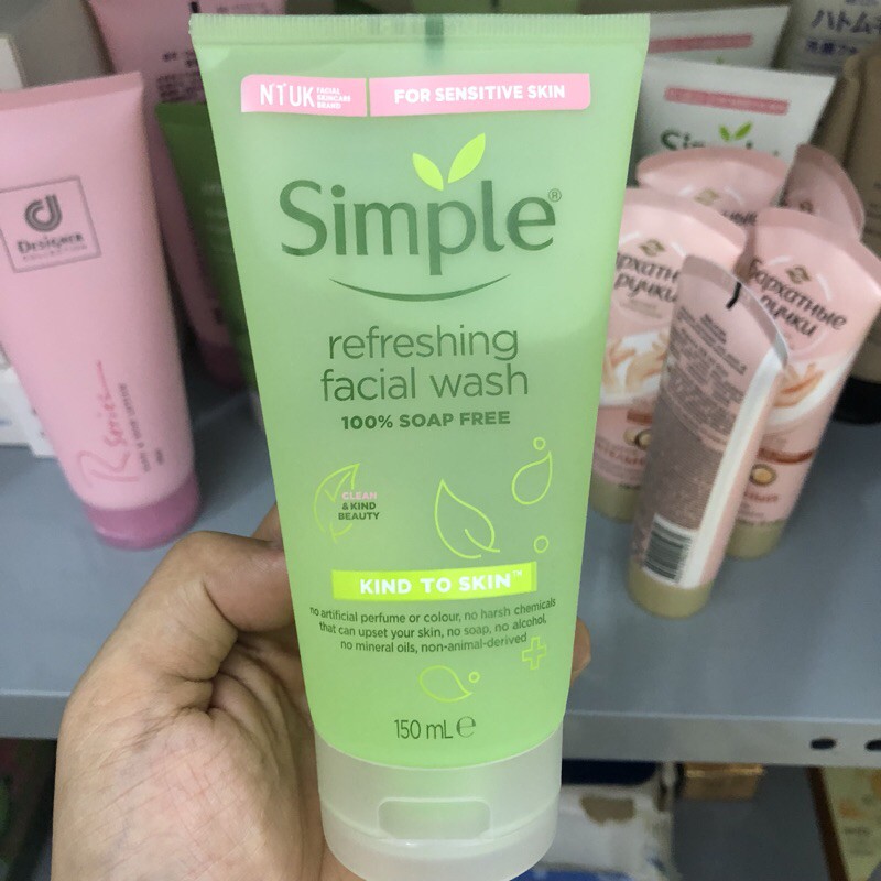 Sữa rữa mặt 💖FREESHIP💖 Sữa rửa mặt Simple UK Anh sạch sâu dành cho mọi loại da | BigBuy360 - bigbuy360.vn