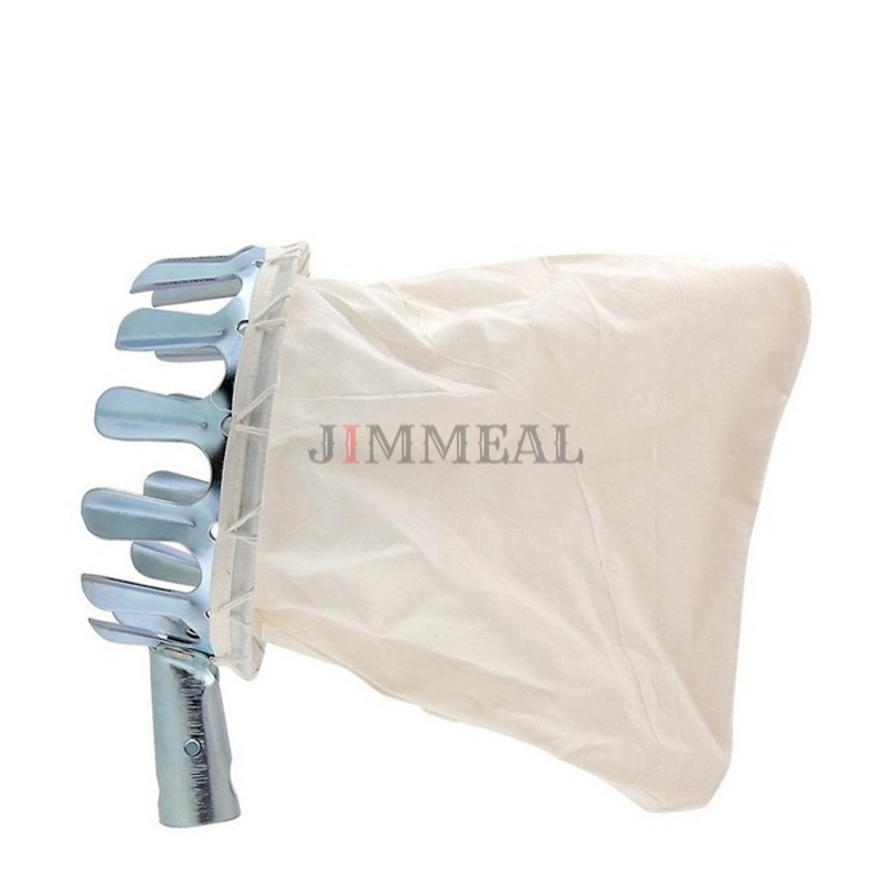 Vợt Hái Quả, Vợt Hái Trái Cây, Dụng Cụ Hái Hoa Quả Kim Loại Kèm Túi Vải, Dụng Cụ Thu Hoạch Trái Cây Đa Năng