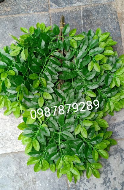 Cành lá khế giống thật trang trí làm cây Giá sỉ-Cành lá giả
