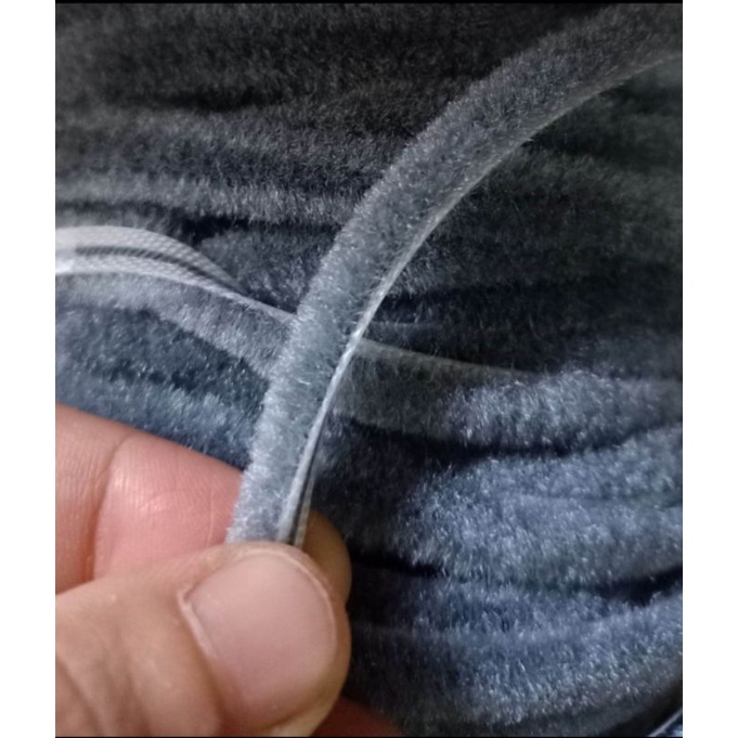 10m Ron lông nheo, gioăng sợi lông nhét khe hở khung cửa ngăn bụi côn trùng, gió lùa