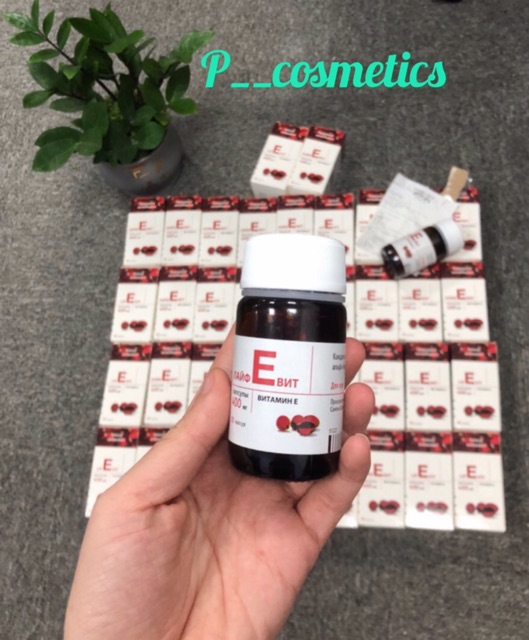 [CHÍNH HÃNG] Vitamin E đỏ Nga 400mg lọ thủy tinh 30 viên | BigBuy360 - bigbuy360.vn