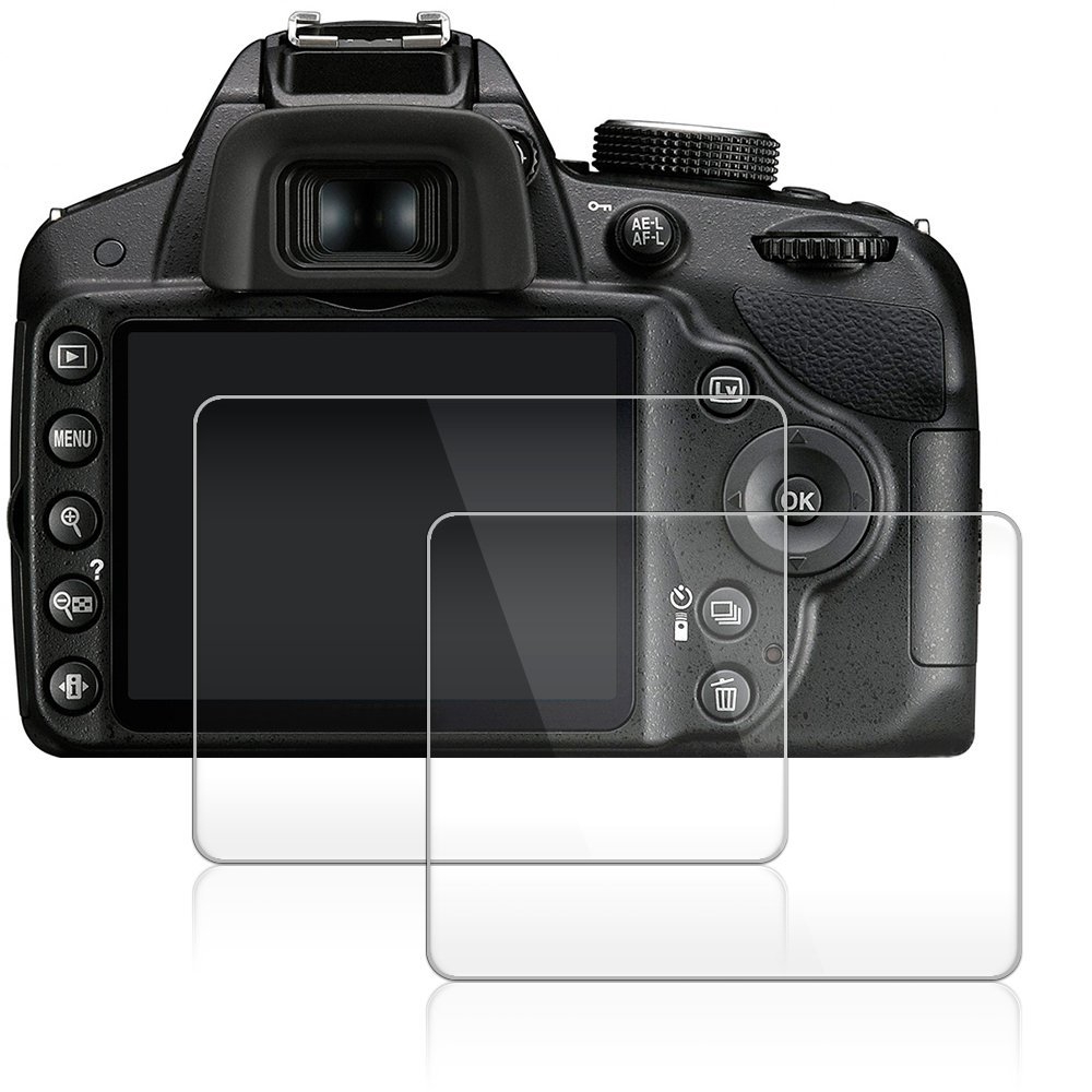 Set 2 kính cường lực bảo vệ màn hình cho Canon EOS RP R M200 M100 M50 4000D 3000D 200D 250D T100 SL2 SL3 SX70 Samsung WB1100 EX2F