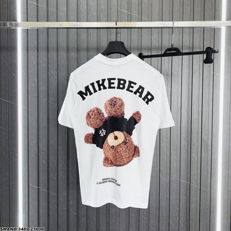 Áo phông tay lỡ mikenco mikenbear kin gấu lộn ngược