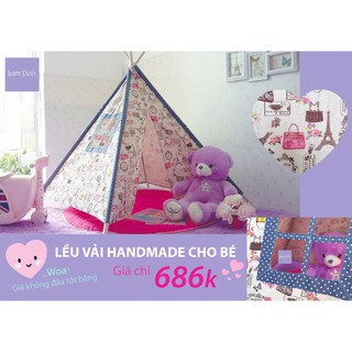 LỀU VẢI HANDMADE MẪU PINK PARIS