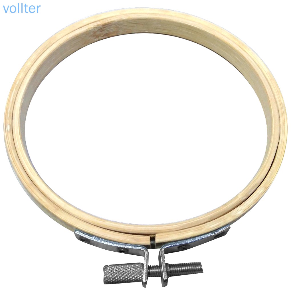 Khung Thêu Tròn Chất Liệu Gỗ Tre 17cm Tiện Dụng