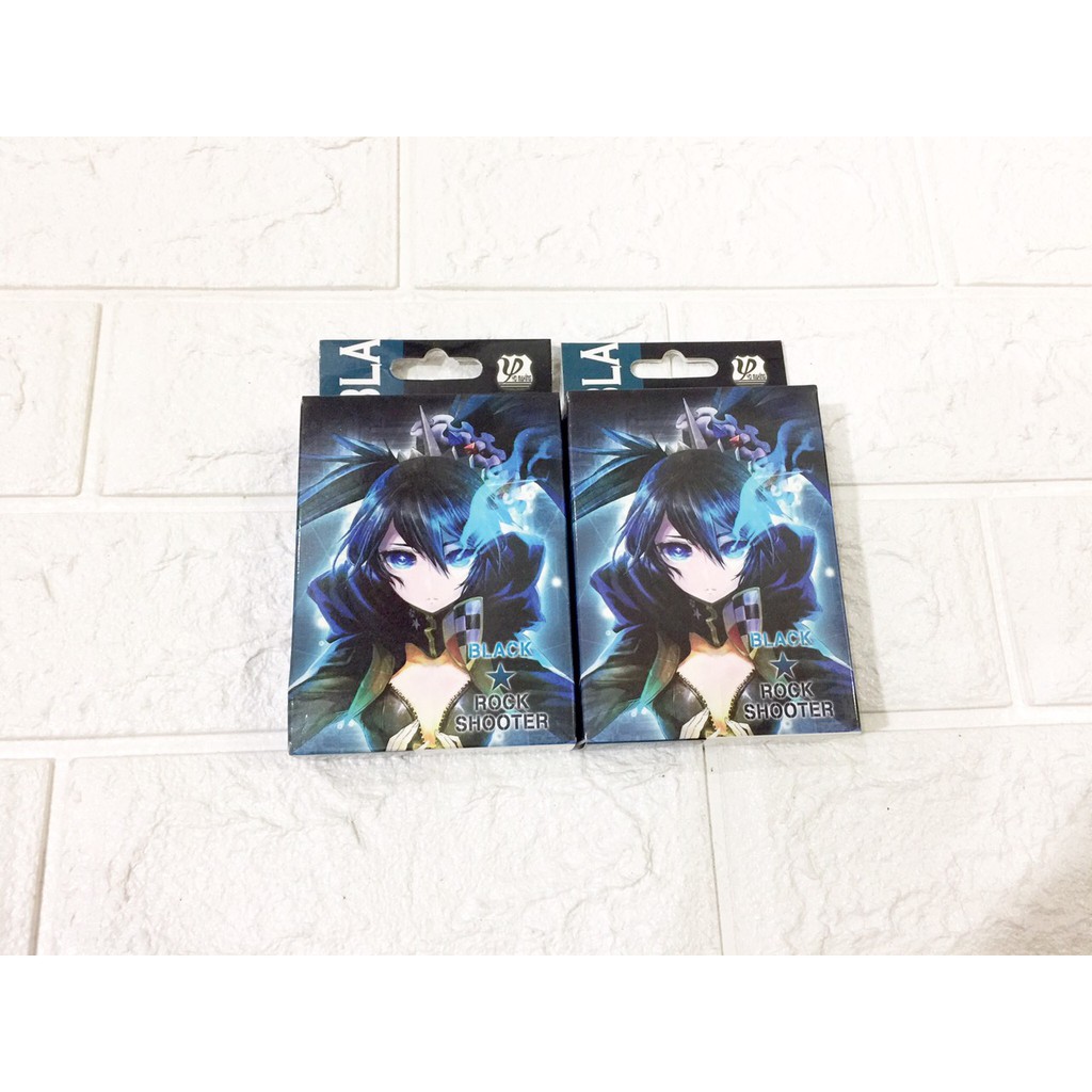 Bộ bài tú lơ khơ black rook shooter 54 ảnh khác nhau in hình anime manga