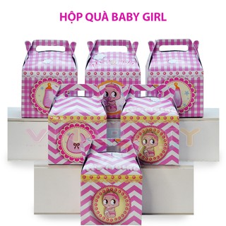 ( 9 MẪU ) Hộp quà theo chủ đề bé gái SET 6 cái