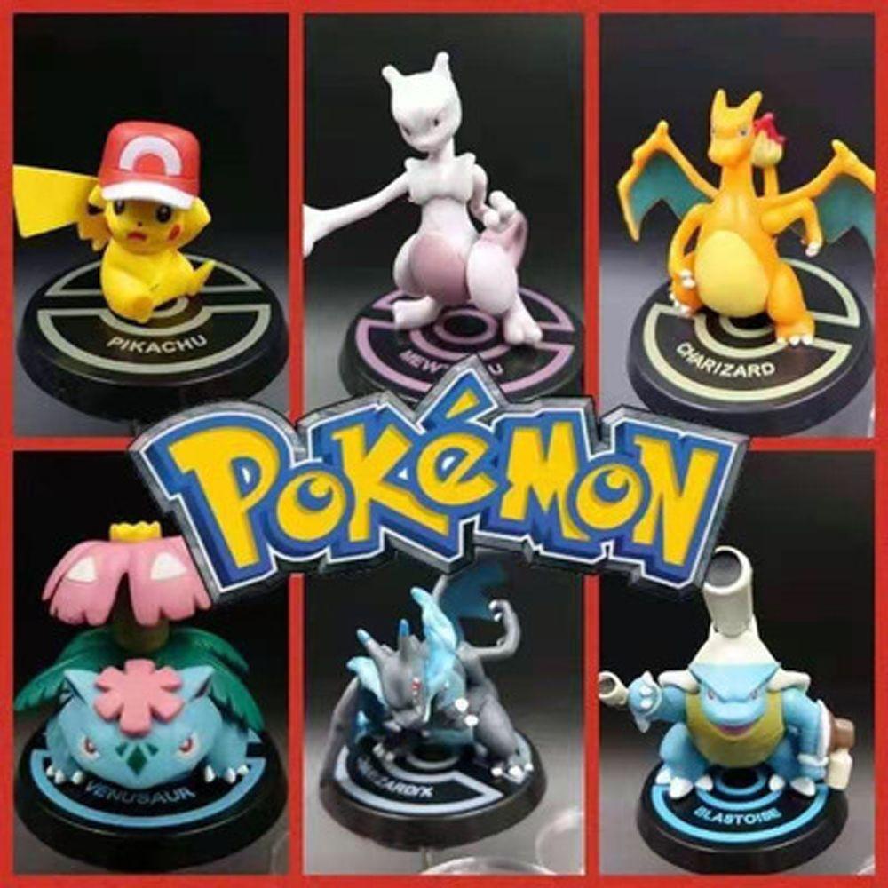 REBUY1 Mô Hình Nhân Vật Phim Hoạt Hình Pokemon Bằng PVC
