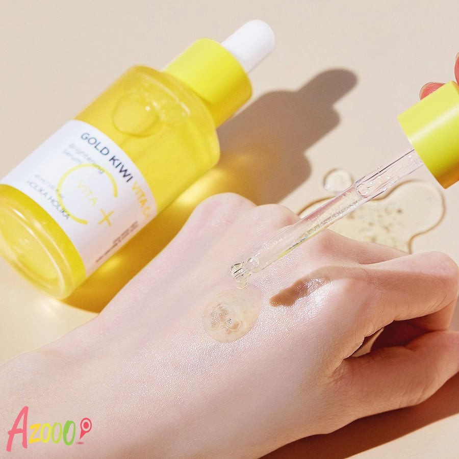 Set 2 lọ tinh chất dưỡng ẩm, làm trắng da Holika Holika gold Kiwi vita C + Brightening Serum