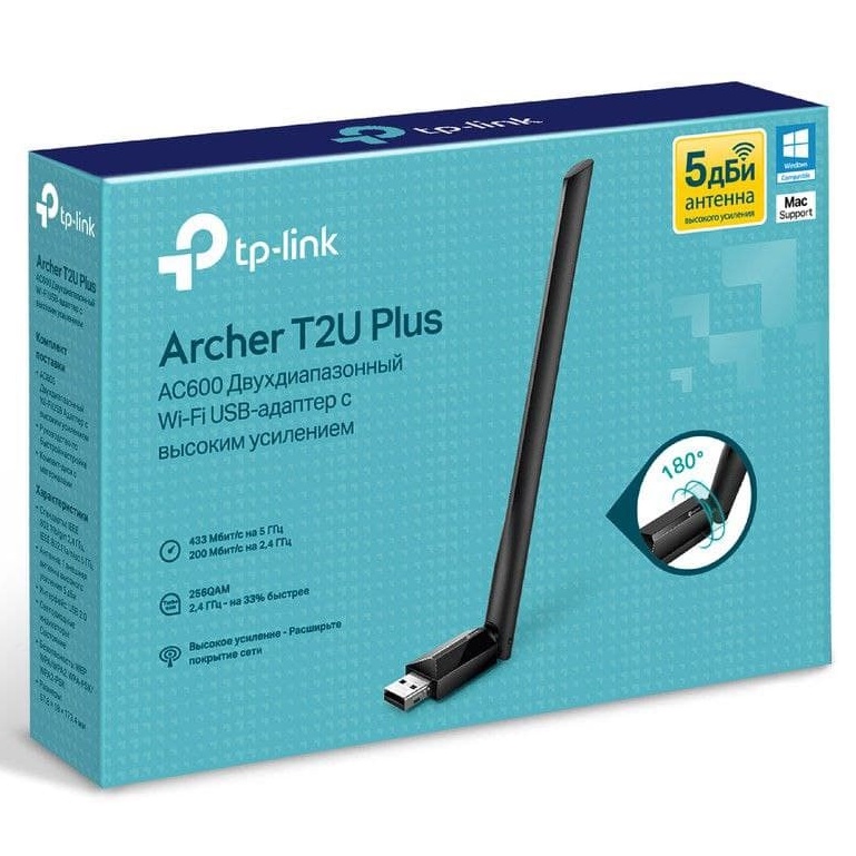 [Hỏa Tốc - Chính hãng - Đầu mạ vàng] USB WiFi 5G TP LINK T2U 600Mbps nano tốc độ cao - thu WiFi 5Ghz laptop máy bàn