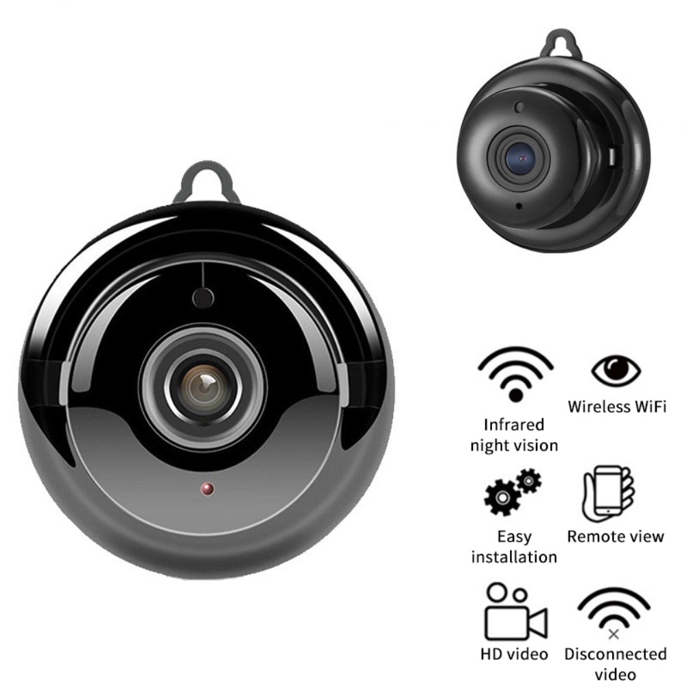 Camera mini WiFi không dây Giám sát wifi góc rộng HD 1080P V380 - với tầm nhìn ban đêm bằng tia hồng ngoại với chế độ xem từ xa | WebRaoVat - webraovat.net.vn