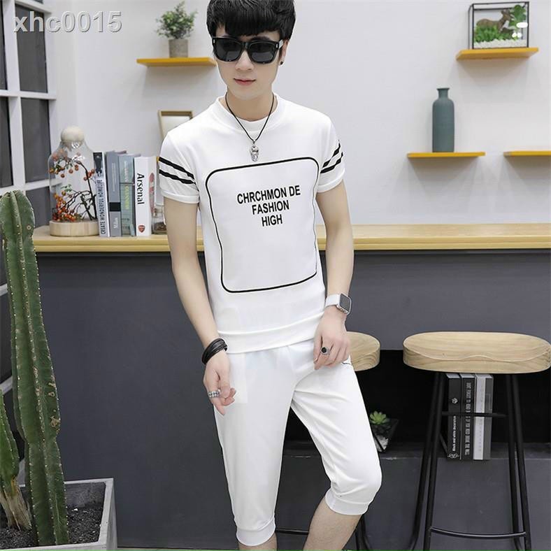 Set đồ nam mùa hè fom rộng 100% chất cotton siêu mát thời trang hàn quốc cho nam vải cotton thoáng mát dễ mặc