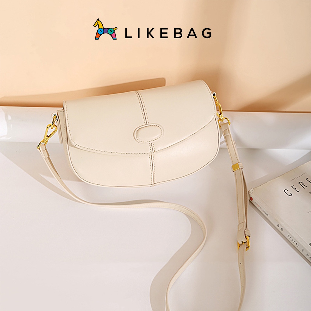 Túi xách nữ đeo vai bán nguyệt LIKEBAG da PU cao cấp chính hãng 210088 - LIBAGI