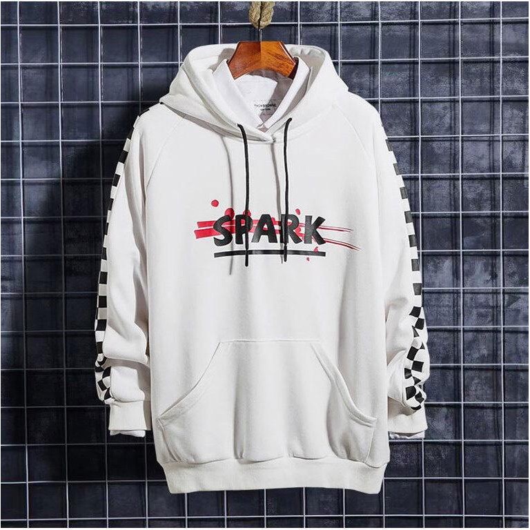 Áo Hoodies thời trang Nỉ ngoại dày dặn cho nam nữ phối caro C057