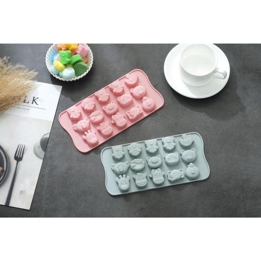 Khuôn silicon làm thạch,socola nhiều hình các loại