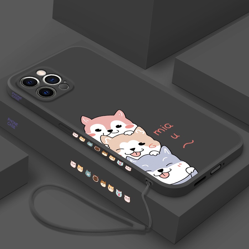 Ốp Điện Thoại tpu Mềm Hình Cún corgi Cho iphone 7plus 8plus 6 6s xr 6plus 7 8 se x xs 6s plus xs max