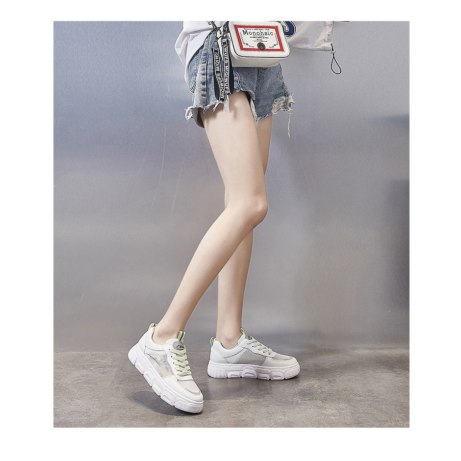 Giày Thể Thao Nữ [FREESHIP] hot trend đế bằng xinh xắn dễ thương năng động - Giảm ngay - 20k - C6 | BigBuy360 - bigbuy360.vn