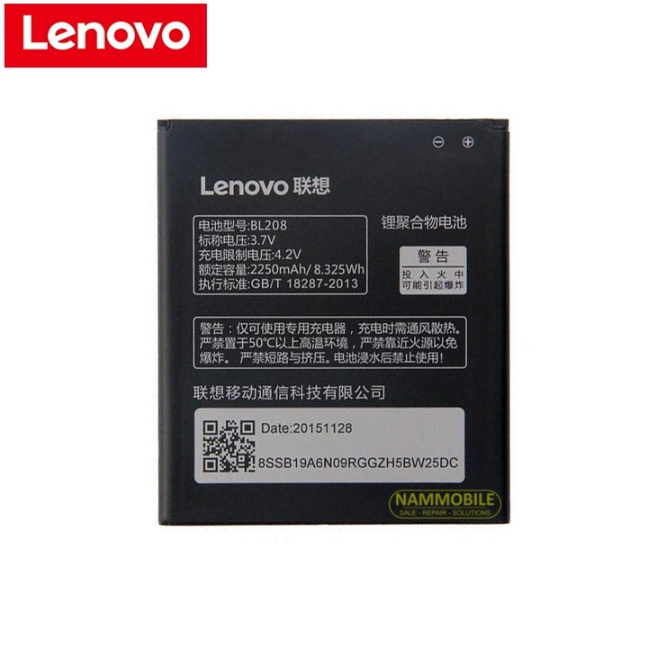 Pin LENOVO S920 BL208 2250mAh Zin chính hãng