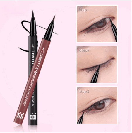 (Hàng Mới Về) Bút Kẻ Mắt Dạng Lỏng Màu Đen Không Nhòe Chống Thấm Nước