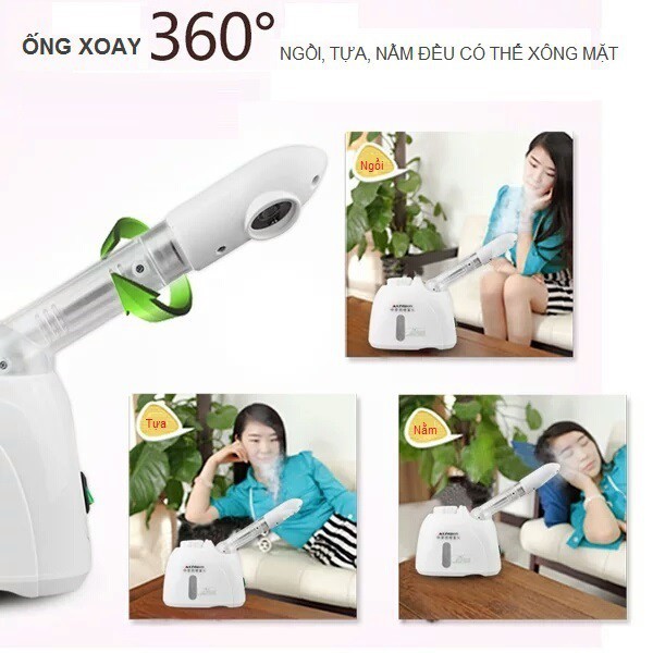 Máy Xông Mặt Nóng Mini Kingdomcare K33S [trắng]