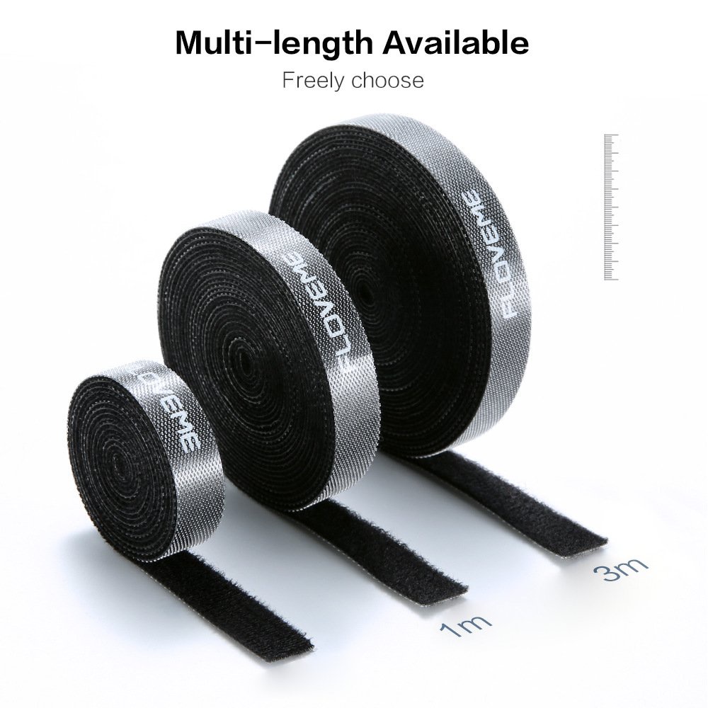 Dây Dán Velcro Quấn Gọn Dây Cáp, Dây Điện, Tiện Lợi Nhiều Kích Thước