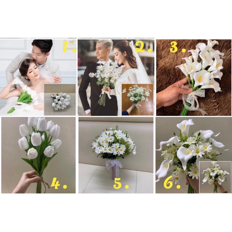 Hoa cầm tay cô dâu